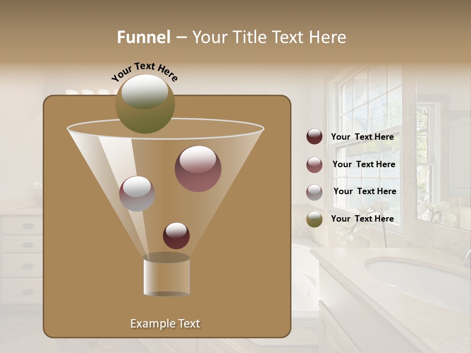 Sink Faucet Decor PowerPoint Template