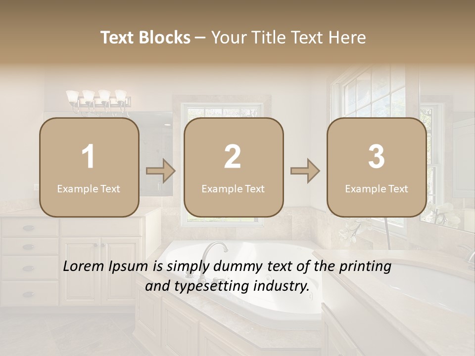 Sink Faucet Decor PowerPoint Template