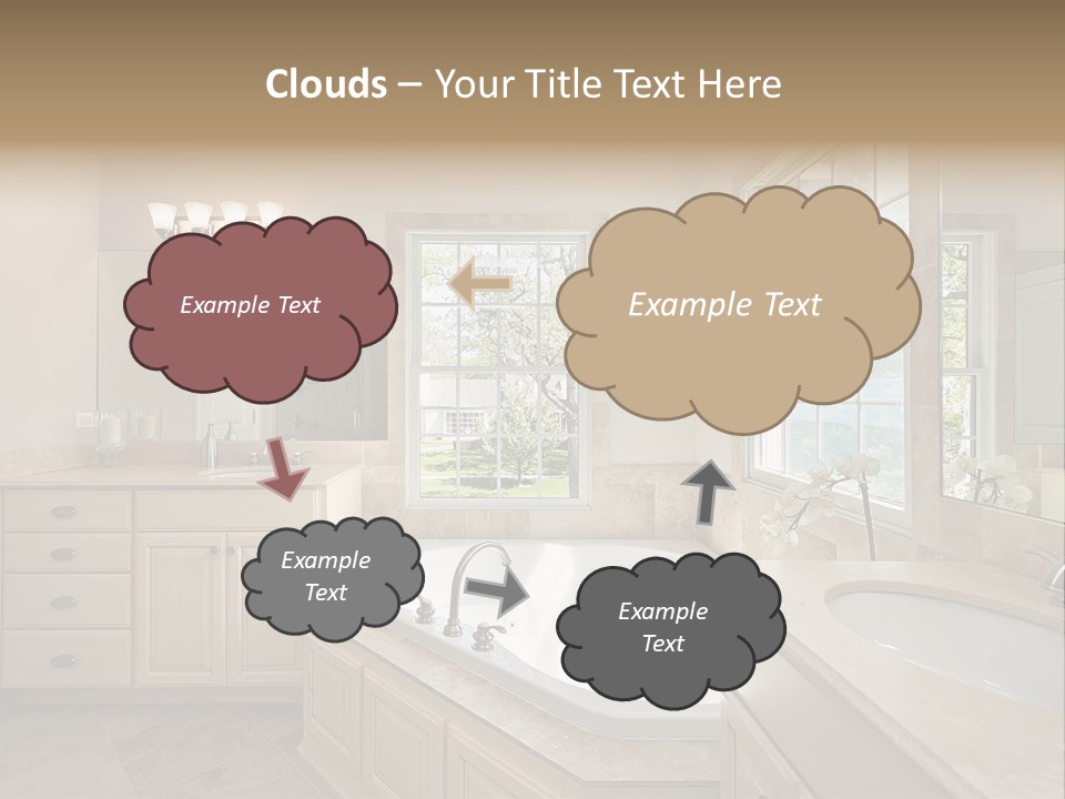 Sink Faucet Decor PowerPoint Template