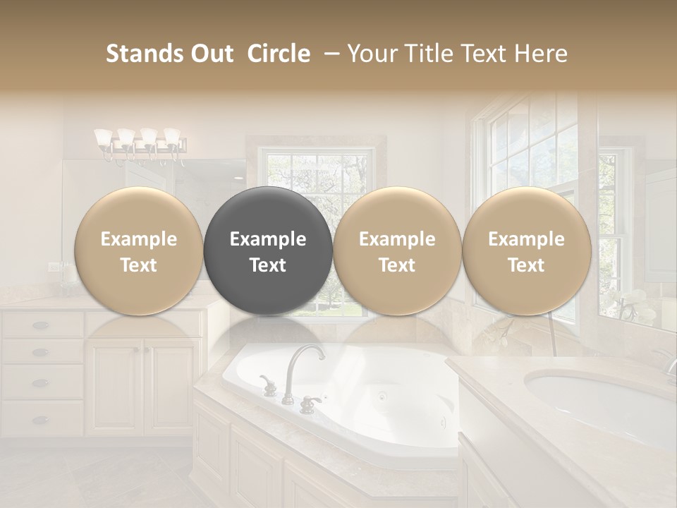 Sink Faucet Decor PowerPoint Template