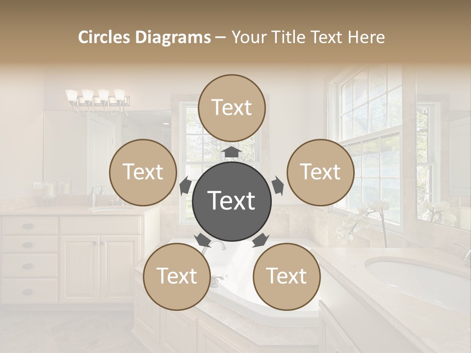 Sink Faucet Decor PowerPoint Template