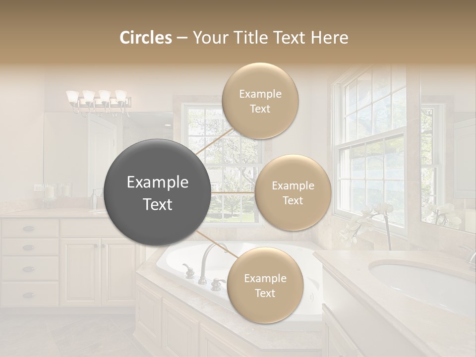 Sink Faucet Decor PowerPoint Template