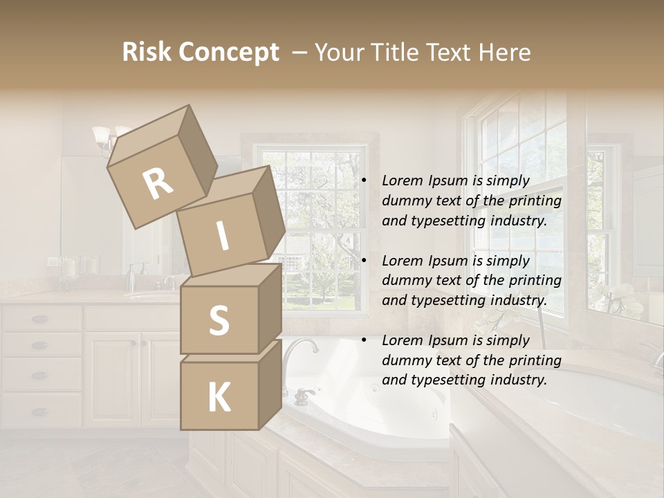 Sink Faucet Decor PowerPoint Template