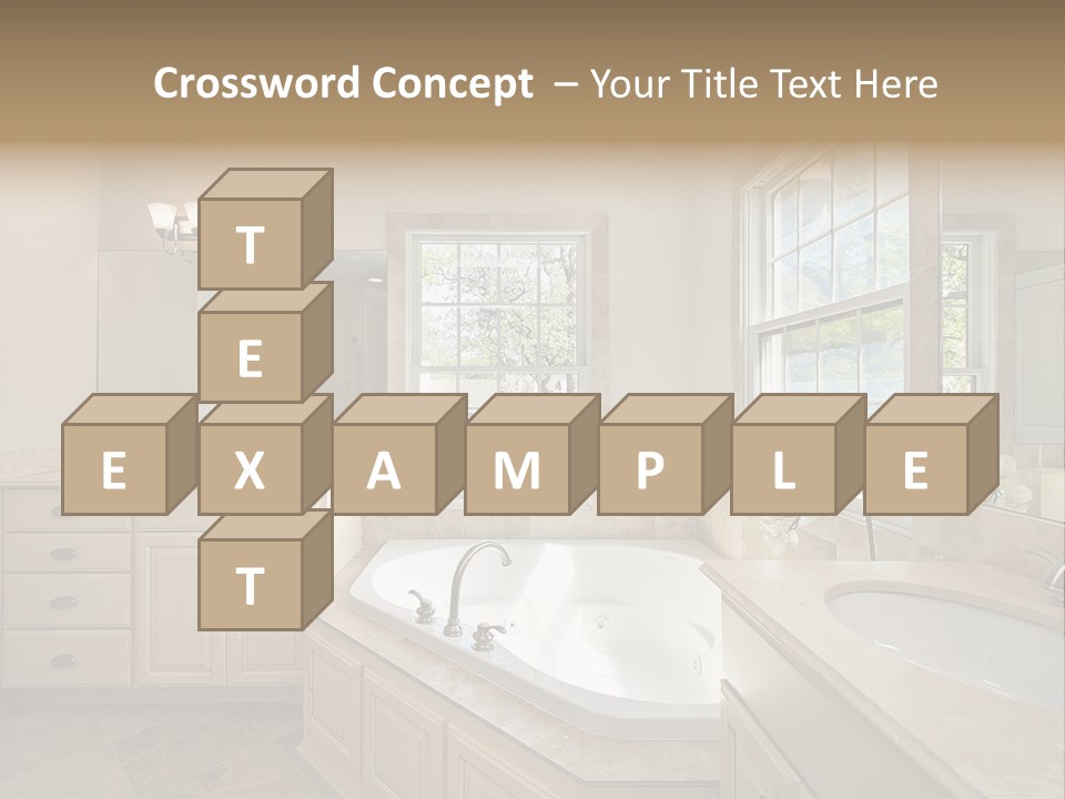 Sink Faucet Decor PowerPoint Template