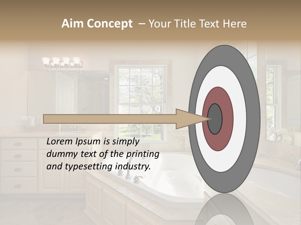 Sink Faucet Decor PowerPoint Template