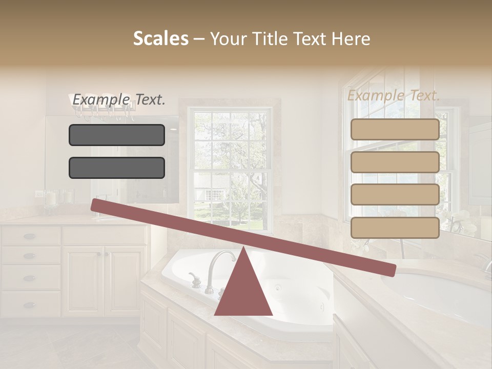 Sink Faucet Decor PowerPoint Template