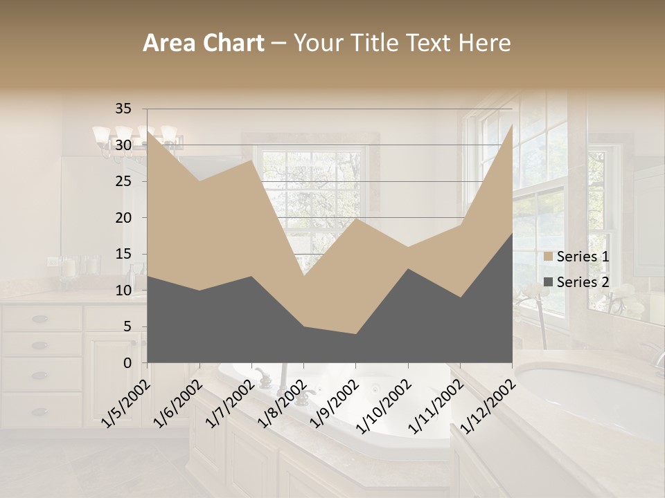 Sink Faucet Decor PowerPoint Template