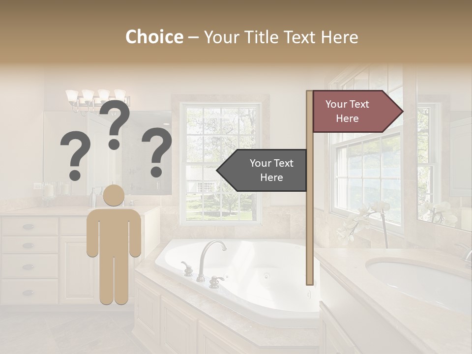 Sink Faucet Decor PowerPoint Template