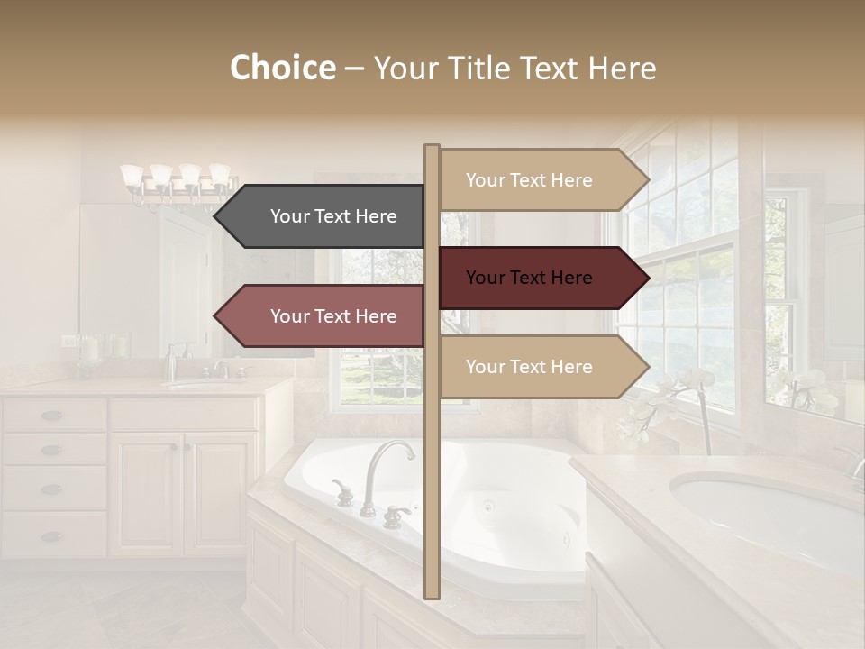 Sink Faucet Decor PowerPoint Template