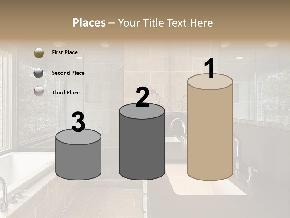 Estate Bathroom Real PowerPoint Template