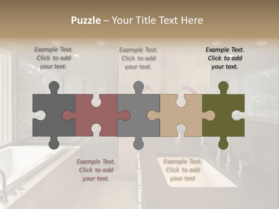 Estate Bathroom Real PowerPoint Template