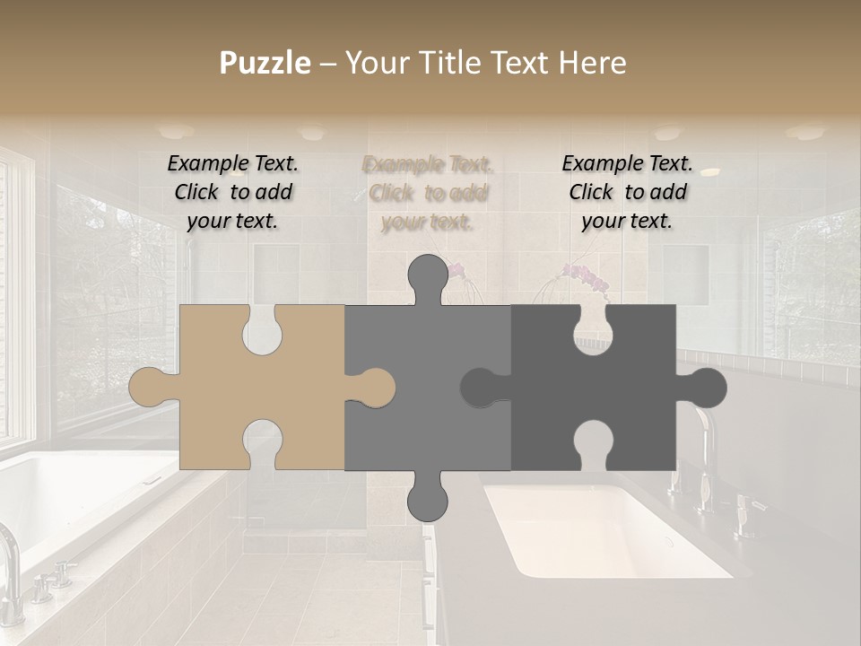 Estate Bathroom Real PowerPoint Template