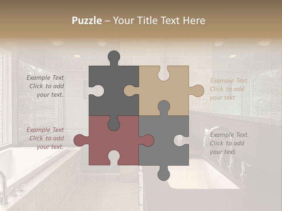 Estate Bathroom Real PowerPoint Template