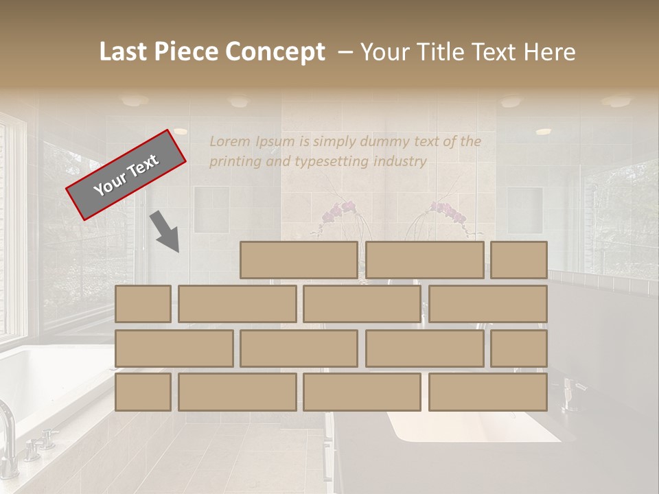 Estate Bathroom Real PowerPoint Template