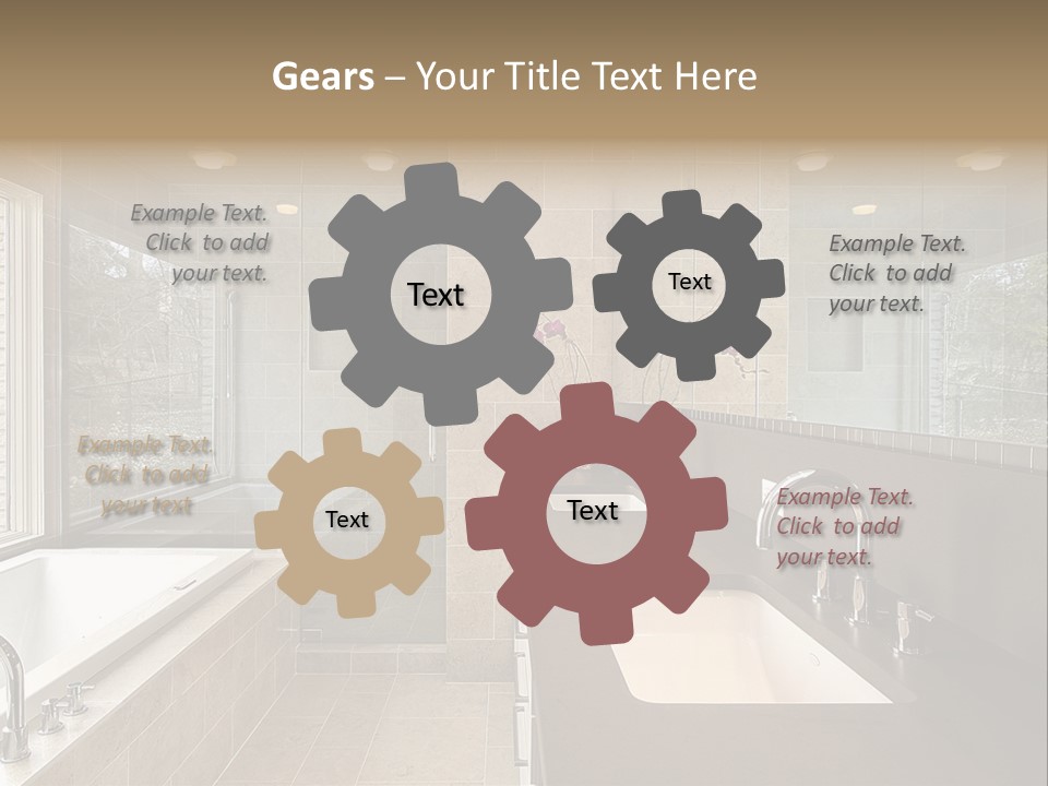 Estate Bathroom Real PowerPoint Template