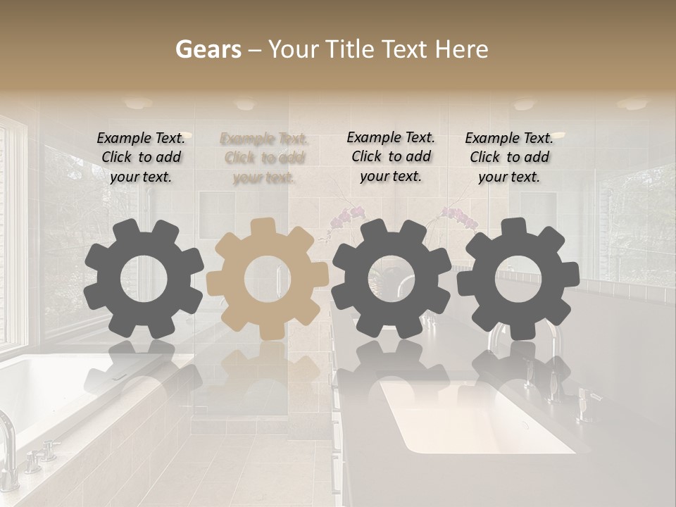 Estate Bathroom Real PowerPoint Template