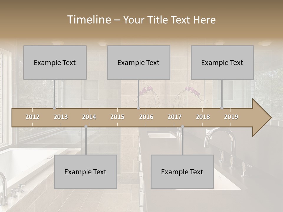 Estate Bathroom Real PowerPoint Template