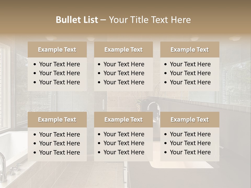 Estate Bathroom Real PowerPoint Template