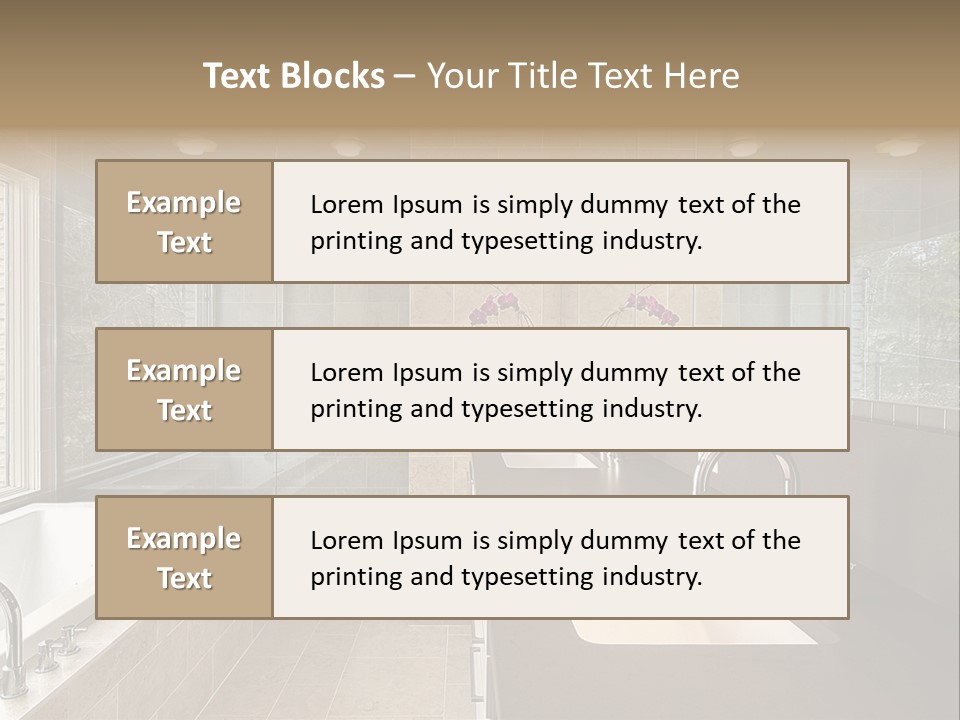 Estate Bathroom Real PowerPoint Template