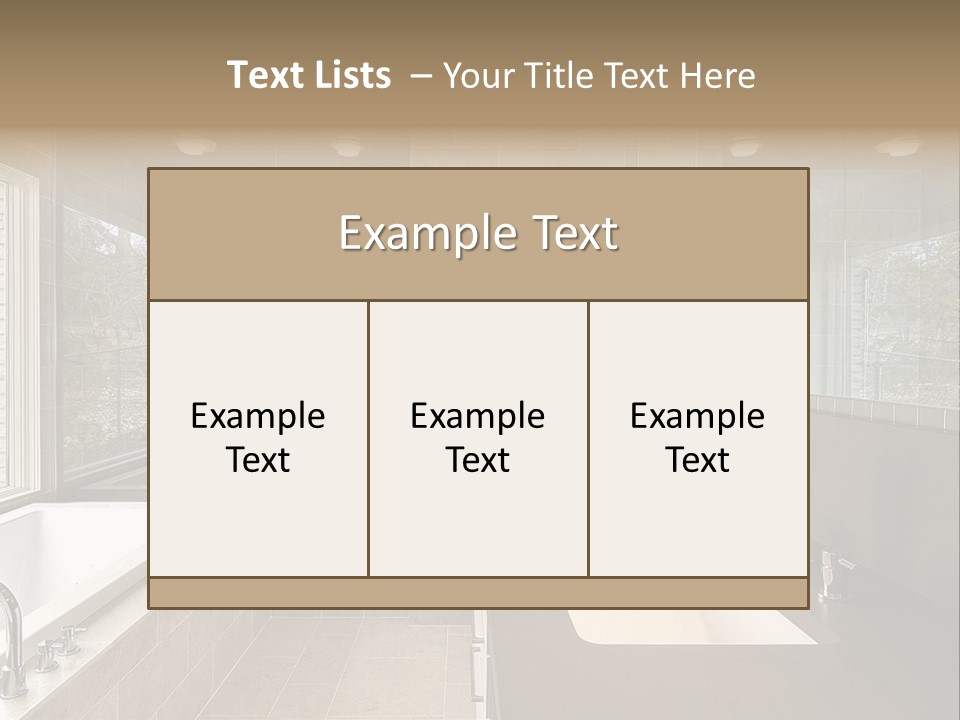 Estate Bathroom Real PowerPoint Template