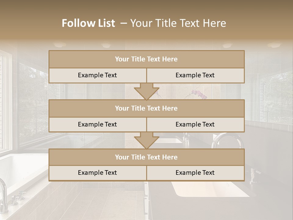 Estate Bathroom Real PowerPoint Template