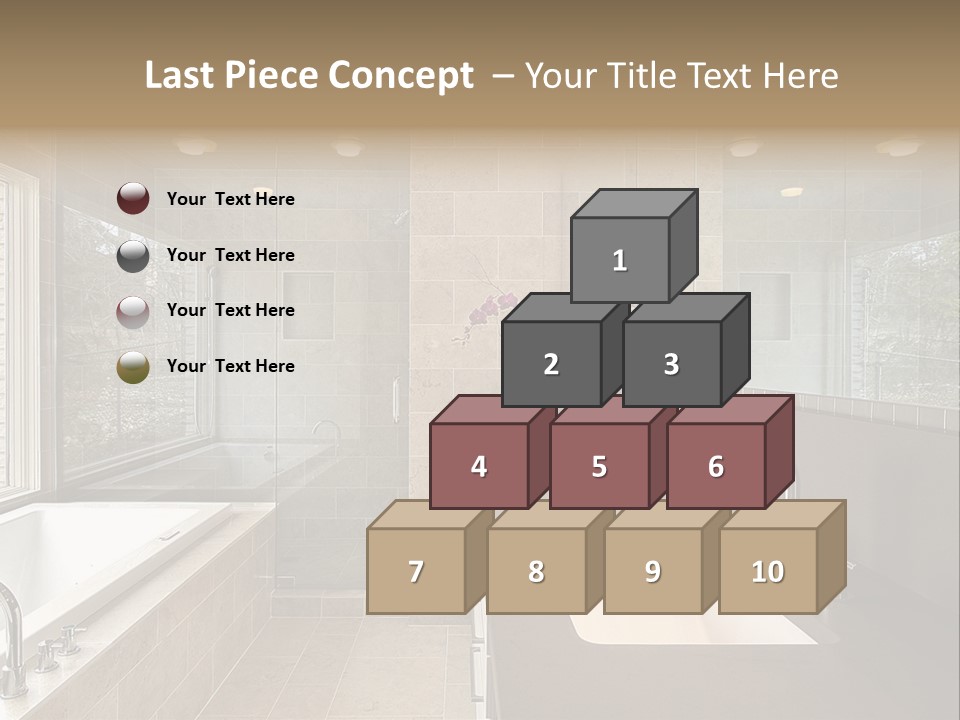 Estate Bathroom Real PowerPoint Template