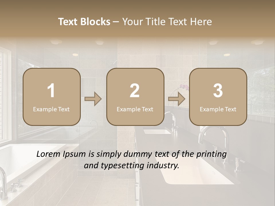 Estate Bathroom Real PowerPoint Template