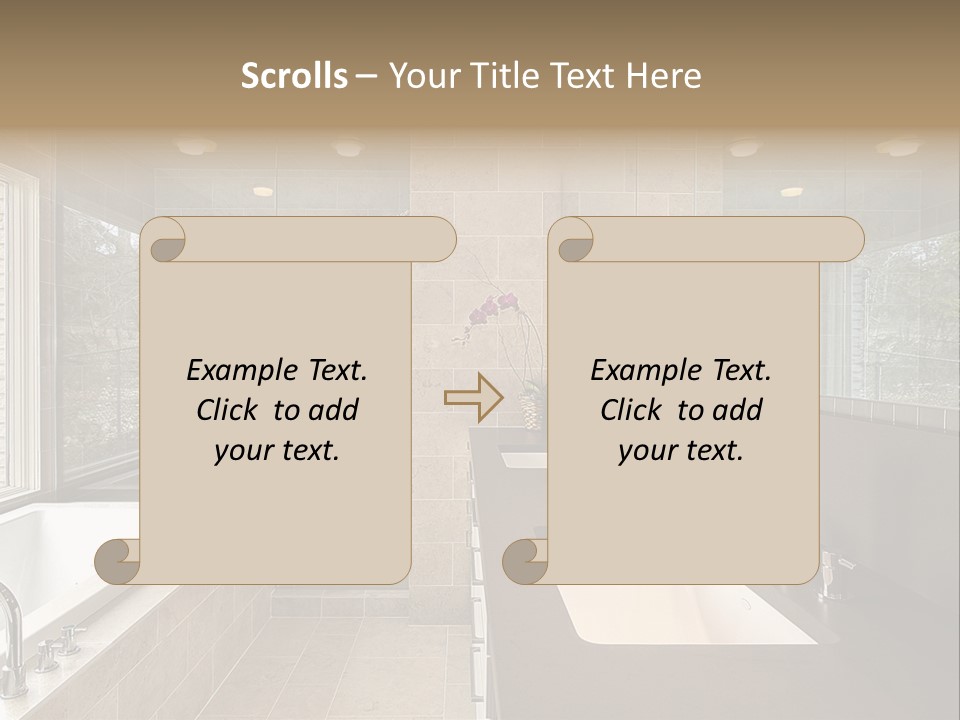 Estate Bathroom Real PowerPoint Template