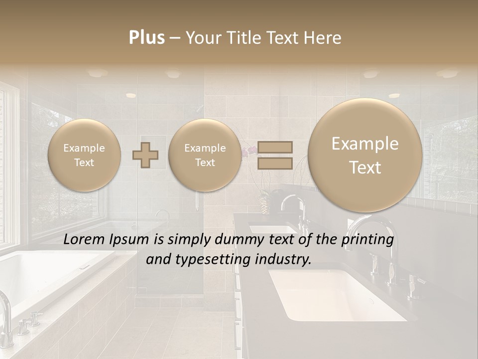 Estate Bathroom Real PowerPoint Template