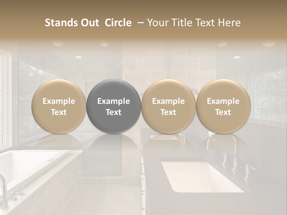 Estate Bathroom Real PowerPoint Template