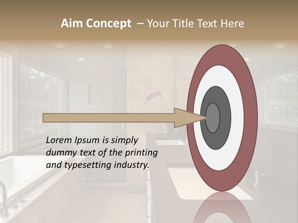 Estate Bathroom Real PowerPoint Template
