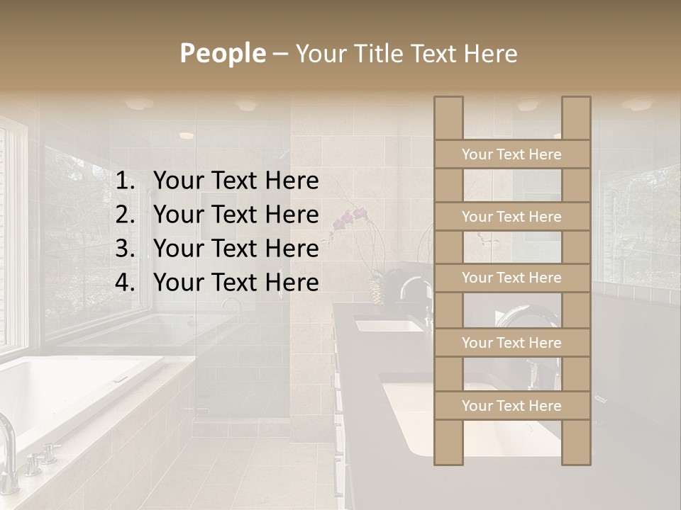Estate Bathroom Real PowerPoint Template