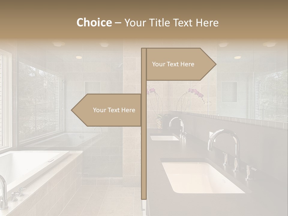 Estate Bathroom Real PowerPoint Template