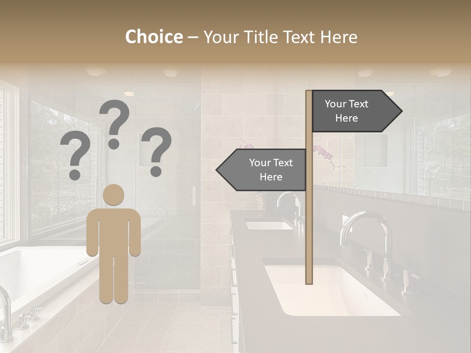 Estate Bathroom Real PowerPoint Template