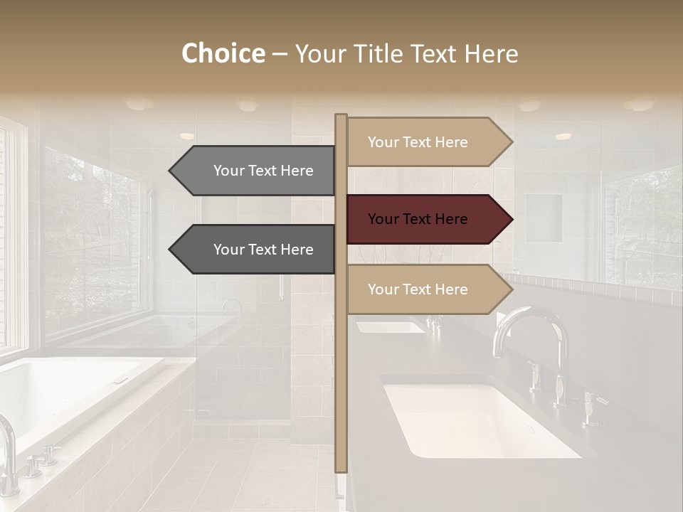 Estate Bathroom Real PowerPoint Template