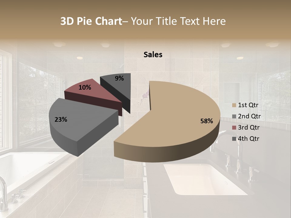 Estate Bathroom Real PowerPoint Template