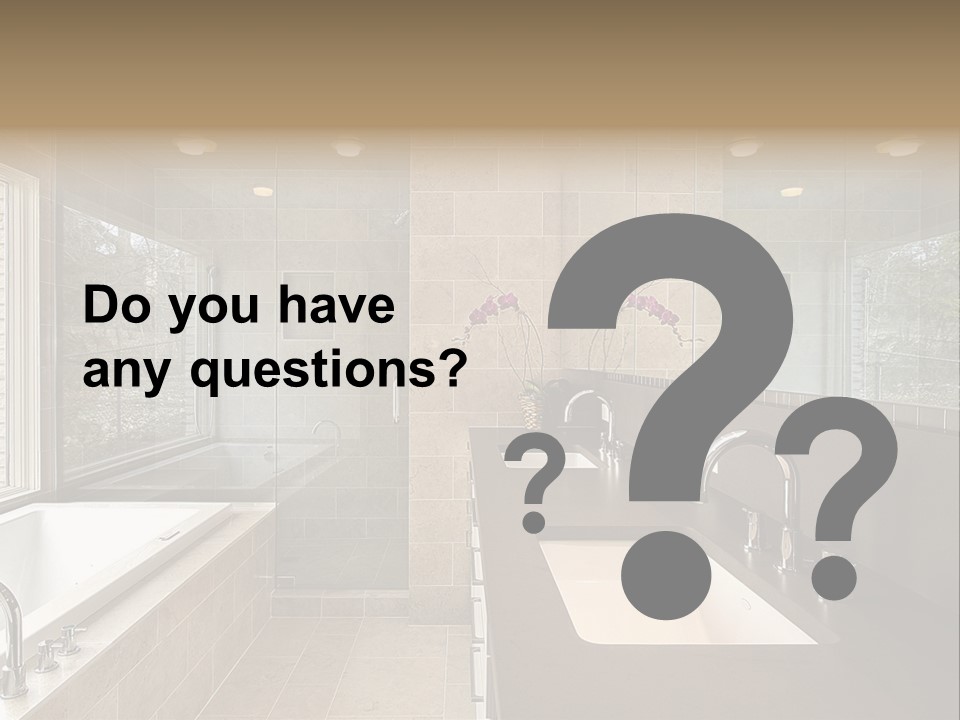 Estate Bathroom Real PowerPoint Template