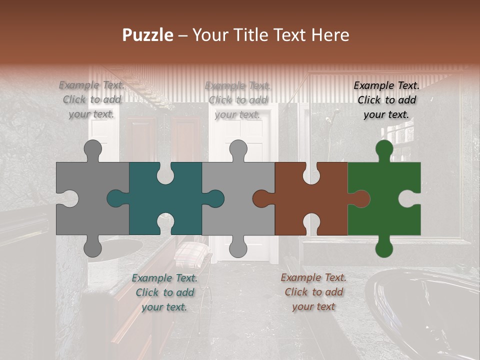 Lighting Fixtures Residence PowerPoint Template