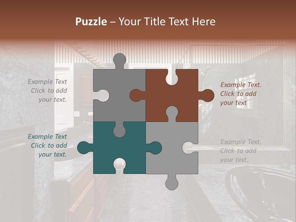 Lighting Fixtures Residence PowerPoint Template