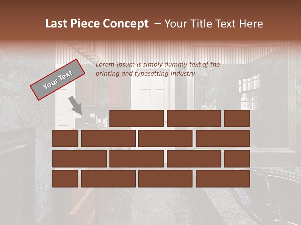 Lighting Fixtures Residence PowerPoint Template