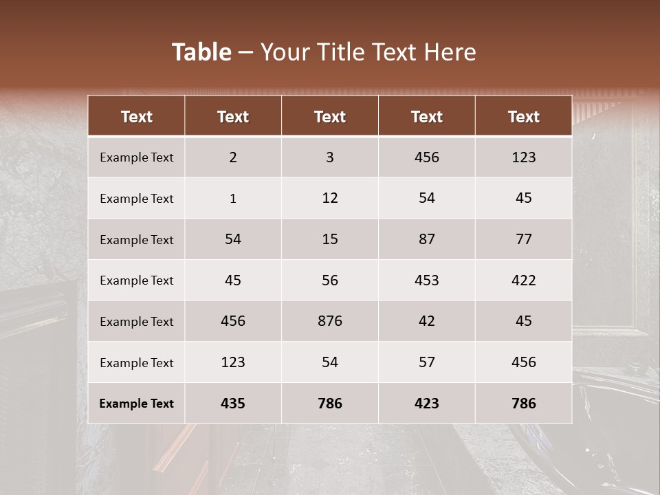 Lighting Fixtures Residence PowerPoint Template