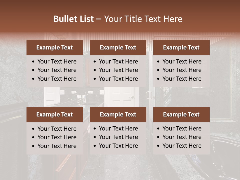 Lighting Fixtures Residence PowerPoint Template