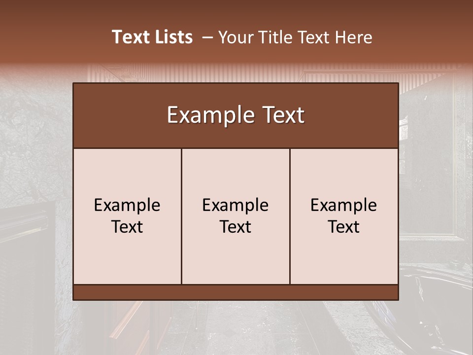 Lighting Fixtures Residence PowerPoint Template
