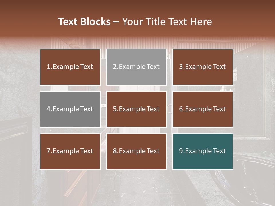 Lighting Fixtures Residence PowerPoint Template