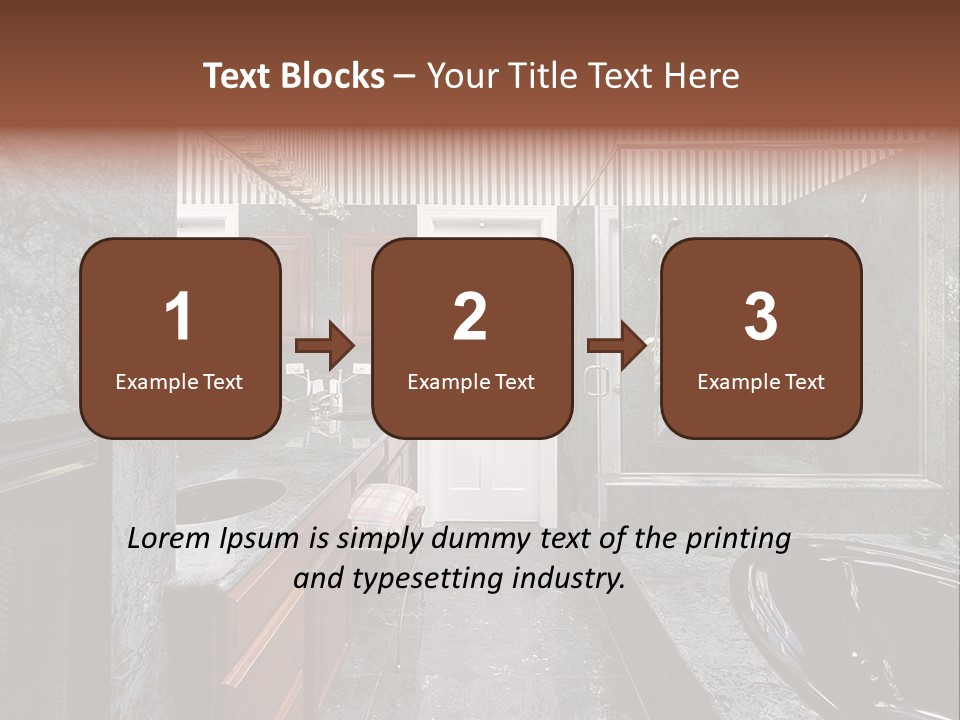 Lighting Fixtures Residence PowerPoint Template