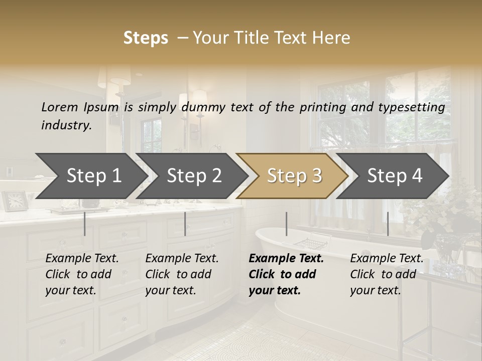 Residential Decorate Residence PowerPoint Template