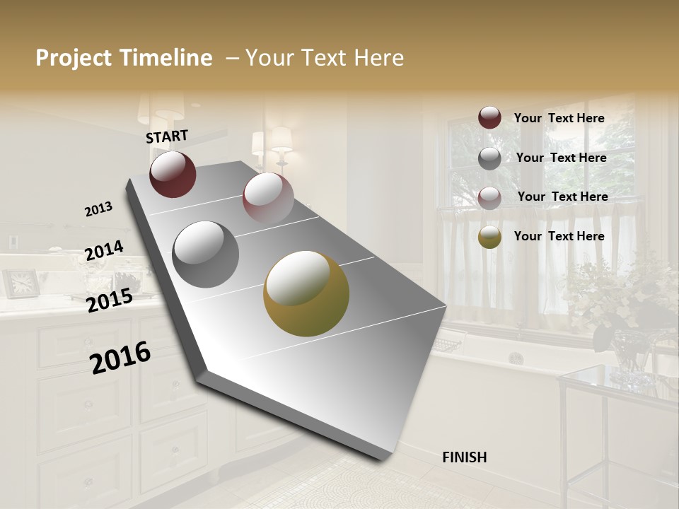 Residential Decorate Residence PowerPoint Template