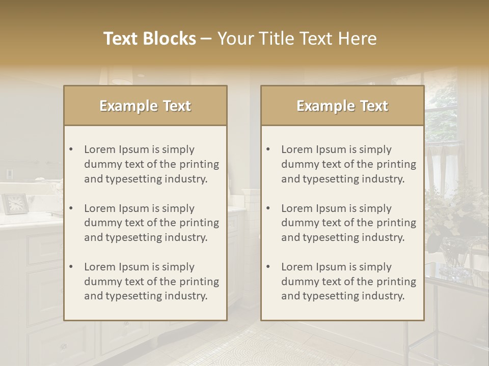 Residential Decorate Residence PowerPoint Template