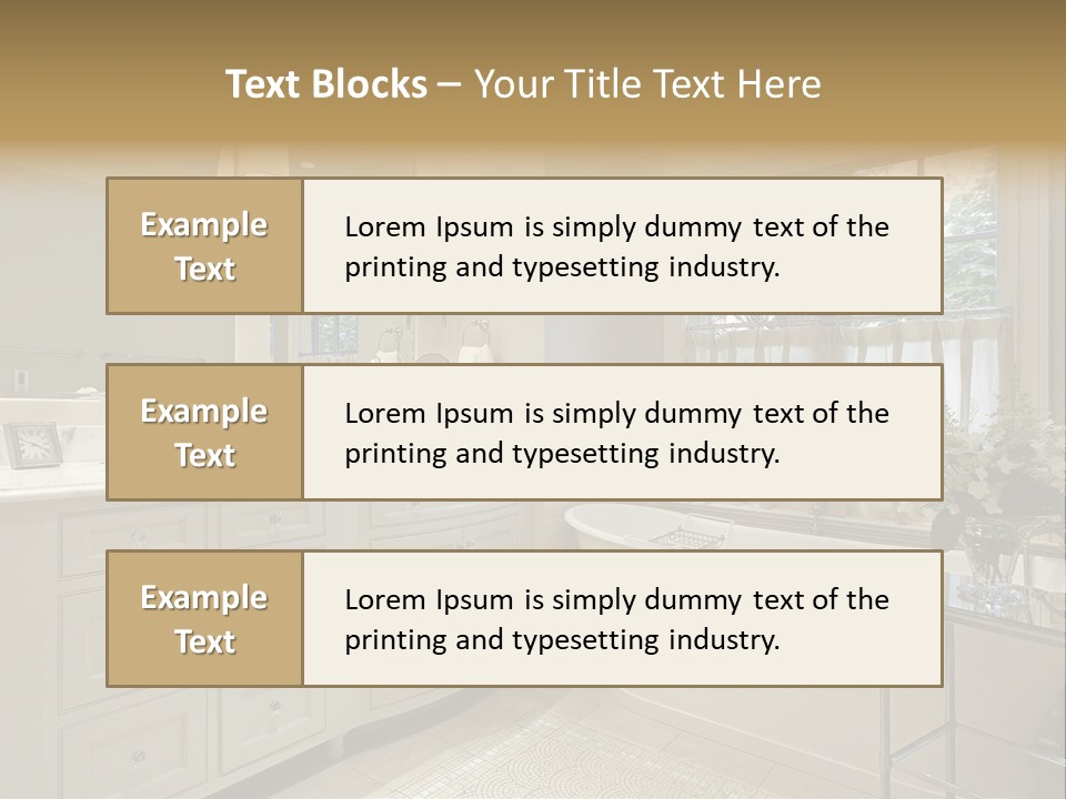 Residential Decorate Residence PowerPoint Template