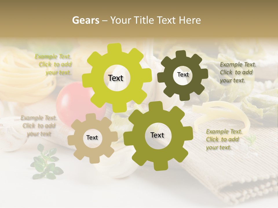 Spinach Culture Traditional PowerPoint Template